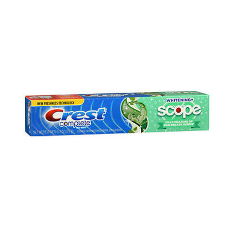 Crest, Whitening Plus Scope Fluoride Anticavity Toothpaste, Minty Fresh 6.2 oz Crest