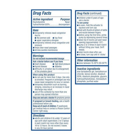 Zicam, Extreme Congestion Relief No-Drip Liquid Nasal Spray, 0.5 Oz